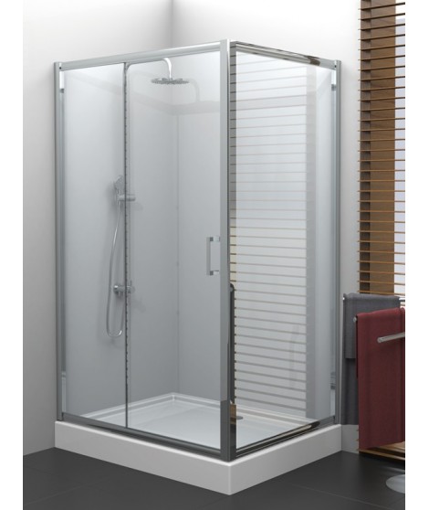 Kabina prysznicowa 100x80x190 cm NEW TRENDY VARIA szkło czyste