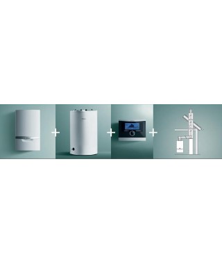 Vaillant Pakiet ecoTEC VC plus 256/5-5 + VIH R 200 + multiMATIC 700 + zestaw do szachtu 0010018082