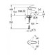 Bateria umywalkowa. DN 15. GROHE Eurostyle. Chrom