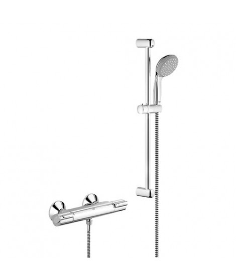 Bateria prysznicowa z termostatem i zestawem prysznicowym, DN 15. GROHE, Grohtherm 1000, Chrom