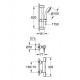 Bateria prysznicowa z termostatem i zestawem prysznicowym, DN 15. GROHE, Grohtherm 1000, Chrom