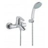 Jednouchwytowa bateria wannowa z zestawem prysznicowym. GROHE Eurostyle, Chrom