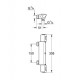 Bateria prysznicowa z termostatem, DN 15. GROHE, Grohtherm 1000, Chrom