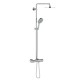 System prysznicowy z termostatem do montażu ściennego. GROHE, Rainshower® System 210, Chrom 27967000