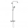 System prysznicowy z termostatem do montażu ściennego. GROHE, Rainshower® System 210, Chrom 27967000