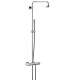 System prysznicowy z termostatem do montażu ściennego GROHE, Rainshower® System 210, Chrom 27032001