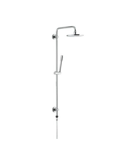 System prysznicowy do montażu ściennego z GrohClick. GROHE, Rainshower® System 210, Chrom
