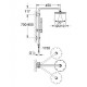 System prysznicowy do montażu ściennego z GrohClick. GROHE, Rainshower® System 210, Chrom