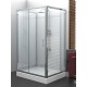 Kabina prysznicowa trójścienna 100x80x190 cm NEW TRENDY VARIA szkło czyste