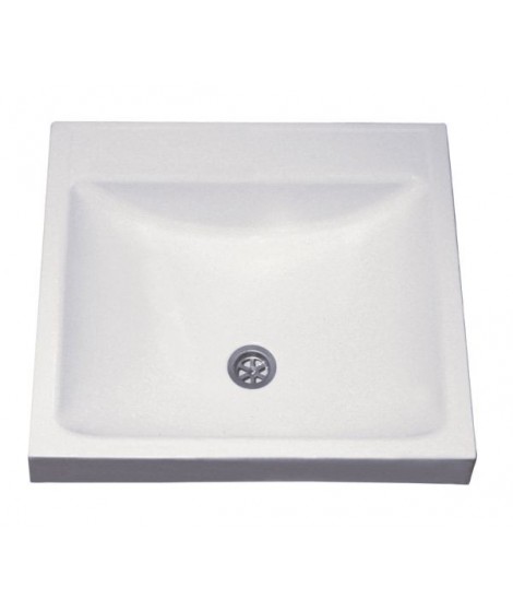 Umywalka akrylowa 50 x 45 x 16 cm POLIMAT podwieszana KALIA