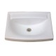 Umywalka akrylowa 60 x 45 x 16 cm POLIMAT podwieszana DALIA