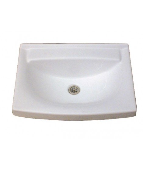 Umywalka akrylowa 60 x 45 x 16 cm POLIMAT podwieszana DALIA