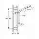 Zestaw prysznicowy, 2 strumienie. GROHE, Rainshower® Eco 120, Chrom 27275001