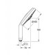 Prysznic ręczny, 4 strumienie. GROHE,Rainshower® Cosmopolitan 160. Chrom
