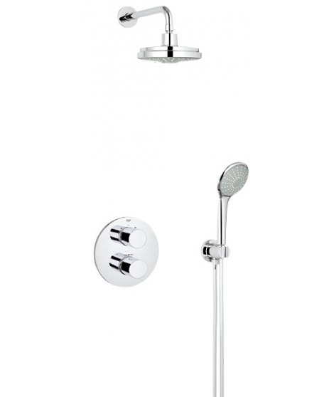 Zestaw prysznicowy. GROHE, Grohtherm 3000 Cosmopolitan, Chrom