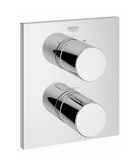 Bateria termostatyczna do obsługi wiecej niż jednego wyjścia wody. GROHE, Grohtherm 3000 Cosmopolitan, Chrom