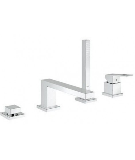 Bateria wannowa 4-otworowa, GROHE Eurocube, Chrom