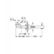 Wylewka wannowa, GROHE Eurocube, Chrom