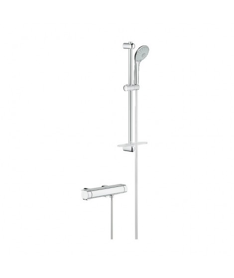 Bateria prysznicowa z termostatem i zestawem prysznicowym, DN 15. GROHE, Grohtherm 2000, Chrom