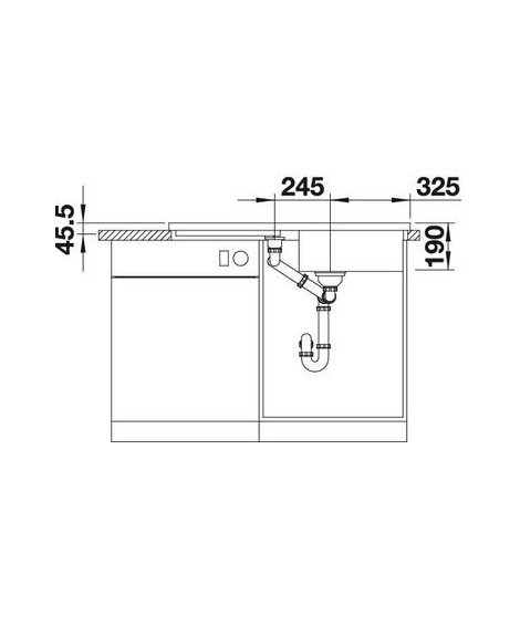 Zlewozmywak antracyt BLANCO ADON XL 6 S. 98x48