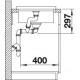 Zlewozmywak antracyt BLANCO ADON XL 6 S. 98x48