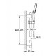 Prysznicowy zestaw punktowy, 4 strumienie. GROHE, Power&Soul® Cosmopolitan 160, Chrom