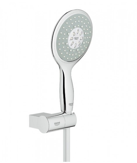 Prysznicowy zestaw punktowy, 4 strumienie. GROHE, Power&Soul® 130, Chrom