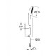 Prysznicowy zestaw punktowy, 2 strumienie. GROHE, Power&Soul® 115, Chrom