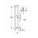 Zestaw prysznicowy, 4 strumienie. GROHE, New Tempesta Cosmopolitan 100. Chrom