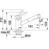 Bateria zlewozmywakowa antracyt BLANCO ACTIS-S