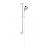 Zestaw z drążkiem prysznicowym, 3 strumienie. GROHE, New Tempesta Cosmopolitan 100. Chrom