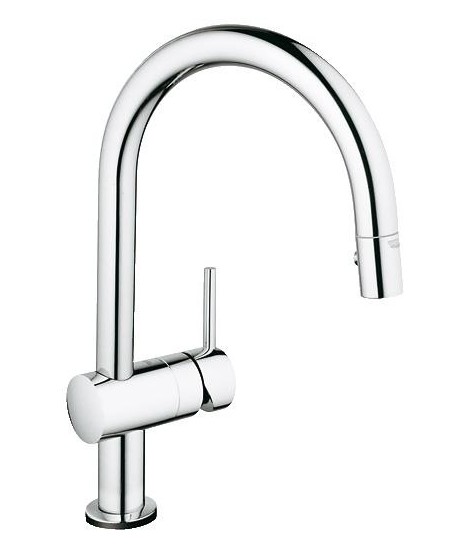 Elektroniczna jednouchwytowa bateria zlewozmywakowa, DN15. GROHE, Minta Touch. Chrom