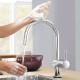 Elektroniczna jednouchwytowa bateria zlewozmywakowa, DN15. GROHE, Minta Touch. Chrom