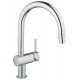 Jednouchwytowa bateria zlewozmywakowa, DN15. GROHE, Minta. Chrom