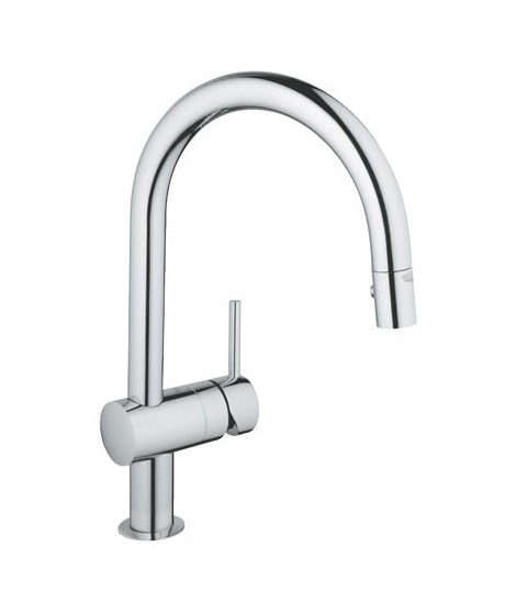 Jednouchwytowa bateria zlewozmywakowa, DN15. GROHE, Minta. Chrom