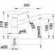 Bateria zlewozmywakowa antracyt/chrom BLANCO ALTA-S Compact