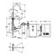 Bateria kuchenna z filtrem do wody. Zestaw startowy, GROHE Blue® Chilled and Sparkling. Chrom 31323001