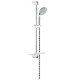 Zestaw prysznicowy, 4 strumienie. GROHE, New Tempesta 100. Chrom
