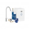 Zawór sztorcowy z filtrem do wody. Zestaw startowy, GROHE Blue® Mono Chilled and Sparkling. Chrom
