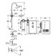 Zawór sztorcowy z filtrem do wody. Zestaw startowy, GROHE Blue® Mono Chilled and Sparkling. Chrom