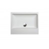 Umywalka prostokątna 55x45x8cm SANPLAST Unbo-M/FREE biała ew