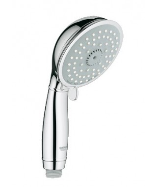 Prysznic ręczny, 4 strumienie. GROHE, New Tempesta Rustic 100. Chrom