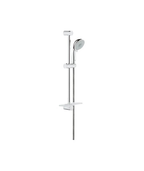 Zestaw prysznicowy, 4 strumienie. GROHE, New Tempesta Rustic 100. Chrom