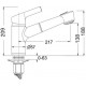 Bateria zlewozmywakowa chrom BLANCO ELIPSO-S-F II