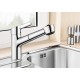 Bateria zlewozmywakowa chrom BLANCO ELIPSO-S-F II