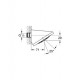 Prysznic górny, jednostrumieniowy. GROHE, Rainshower® F-Series 5". Chrom 27253000