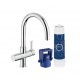 Bateria kuchenna z filtrem do wody. Zestaw startowy, GROHE Blue® UltraSafe Pure. Chrom 31328000