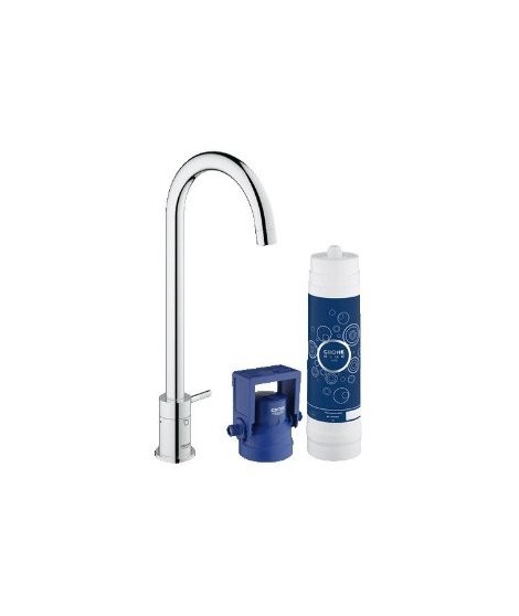 Zawór sztorcowy. Zestaw startowy, GROHE Blue® Mono Pure. Chrom