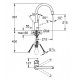 Jednouchwytowa bateria zlewozmywakowa, DN15. GROHE. Concetto. Chrom