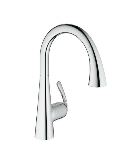 Jednouchwytowa bateria zlewozmywakowa, DN15. GROHE, Zedra. Chrom